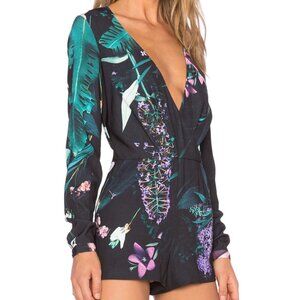 Stylestalker Black Floral Jumpsuit